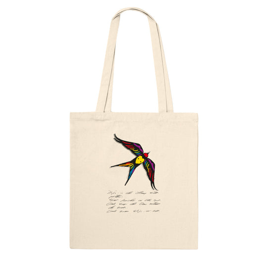 Hope Is The Thing With Feathers Tote Bag