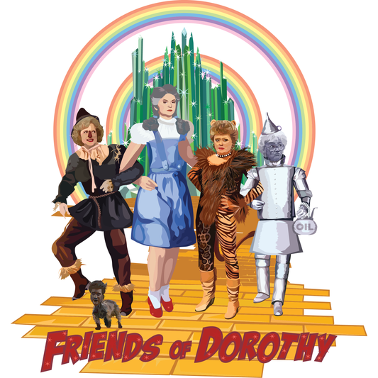 Friends of Dorothy - 40cm x 40cm Canvas